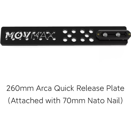 MOVMAX 260mm Arca Montaj Plakası