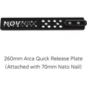 MOVMAX 260mm Arca Montaj Plakası