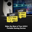 LEXAR 256GB GOLD Serisi microSDXC UHS-II Hafıza Kartı (V60)