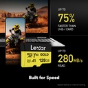 LEXAR 128GB GOLD Serisi microSDXC UHS-II Hafıza Kartı (V60)