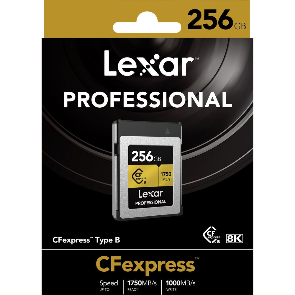 LEXAR 256GB Professional CFexpress Type B Hafıza Kartı