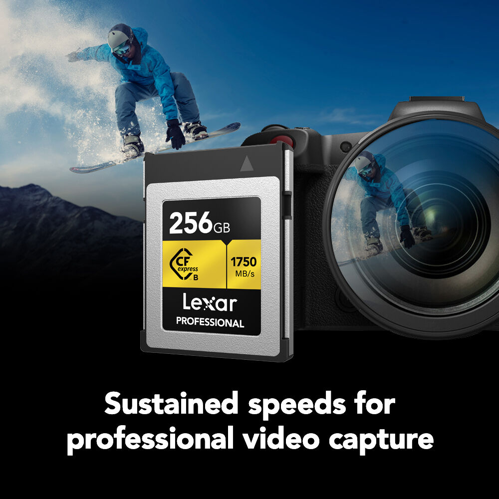 LEXAR 256GB Professional CFexpress Type B Hafıza Kartı