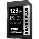 LEXAR 128GB SILVER Plus SDXC Hafıza Kartı (UHS-I, V30)