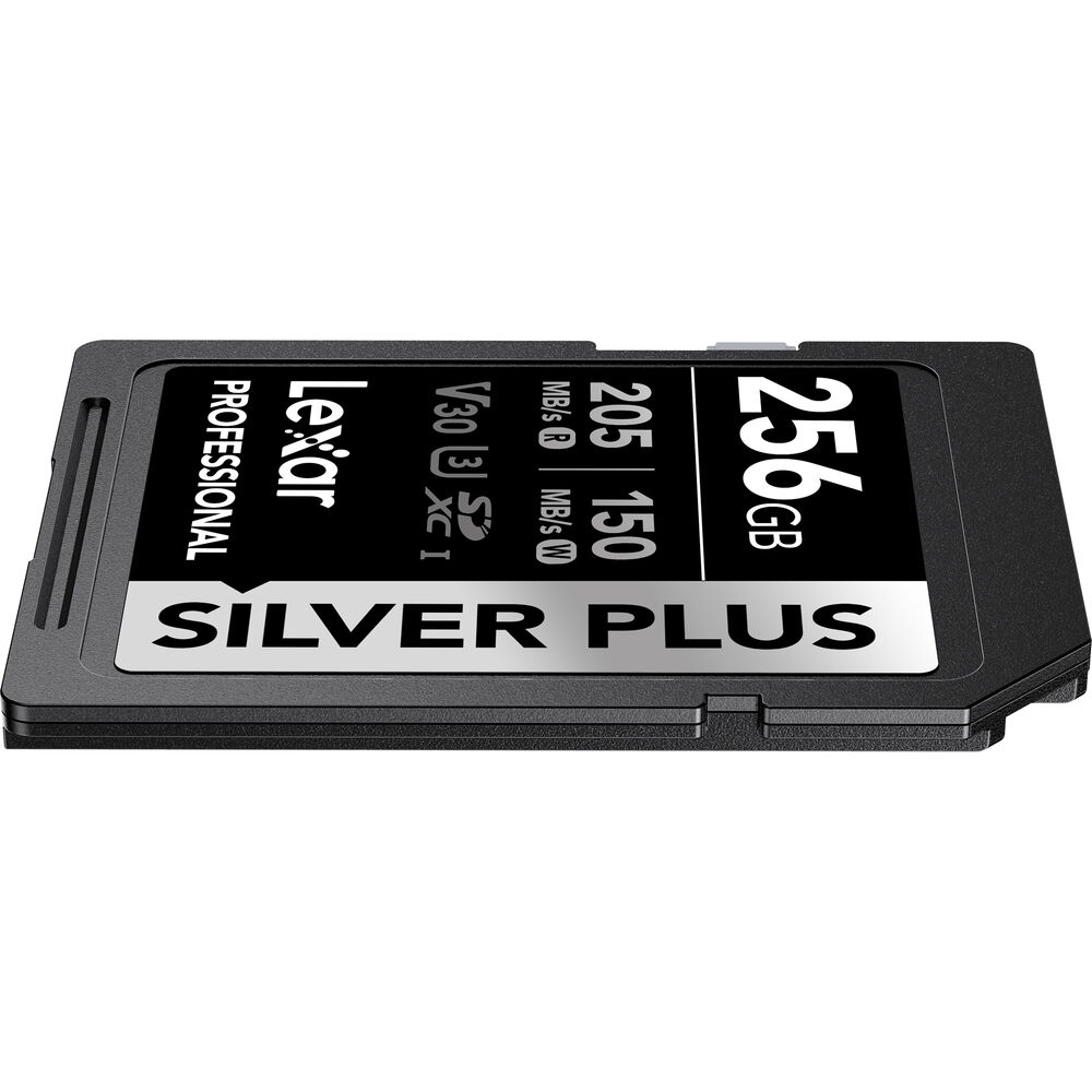 LEXAR 256GB SILVER Plus SDXC Hafıza Kartı (UHS-I, V30)