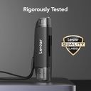 LEXAR USB-A ve USB-C Çift Yuvalı Kart Okuyucu (SD ve microSD Uyumlu)