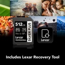 LEXAR 512GB SILVER Plus SDXC Hafıza Kartı (UHS-I, V30)