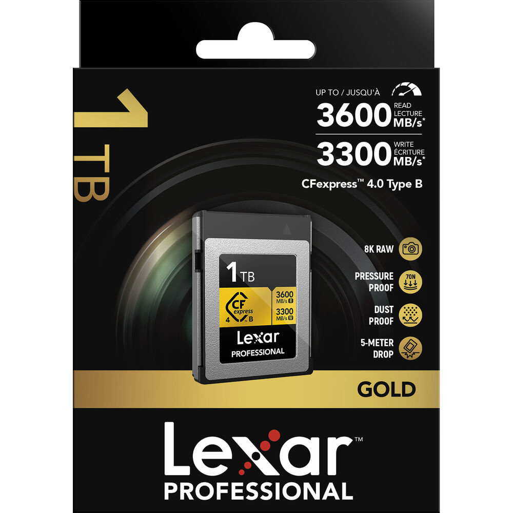 LEXAR 1TB GOLD CFexpress Type B Hafıza Kartı