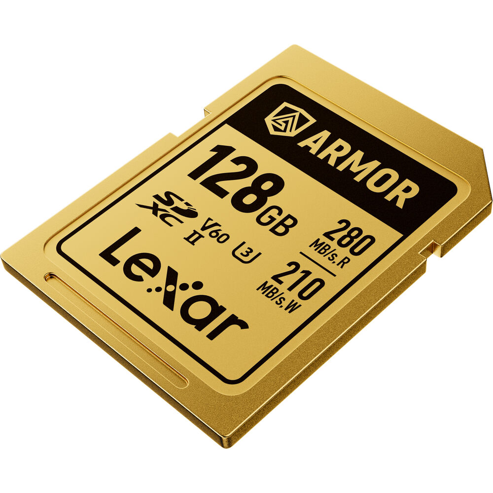 LEXAR 128GB ARMOR GOLD SDXC Hafıza Kartı (V60)