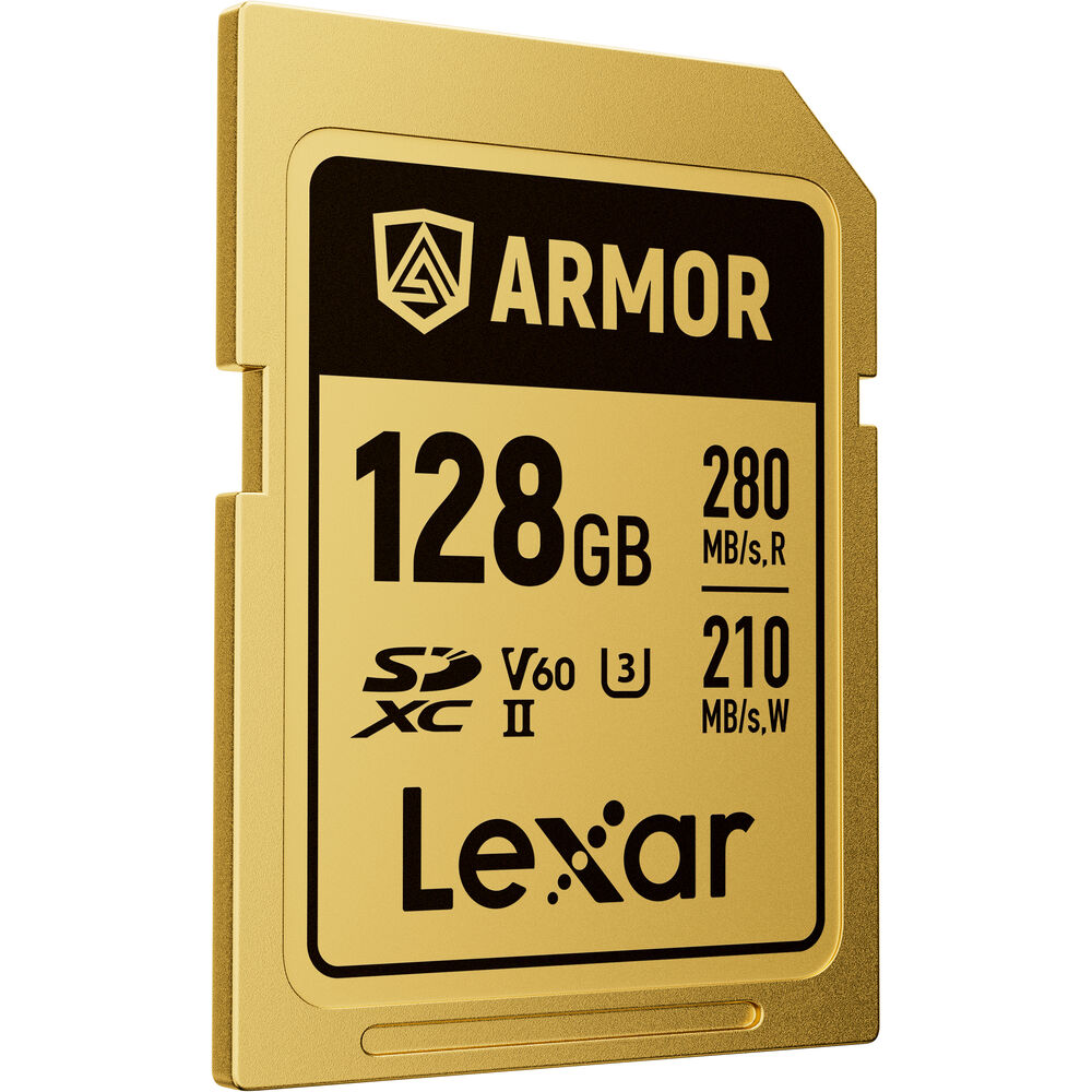 LEXAR 128GB ARMOR GOLD SDXC Hafıza Kartı (V60)