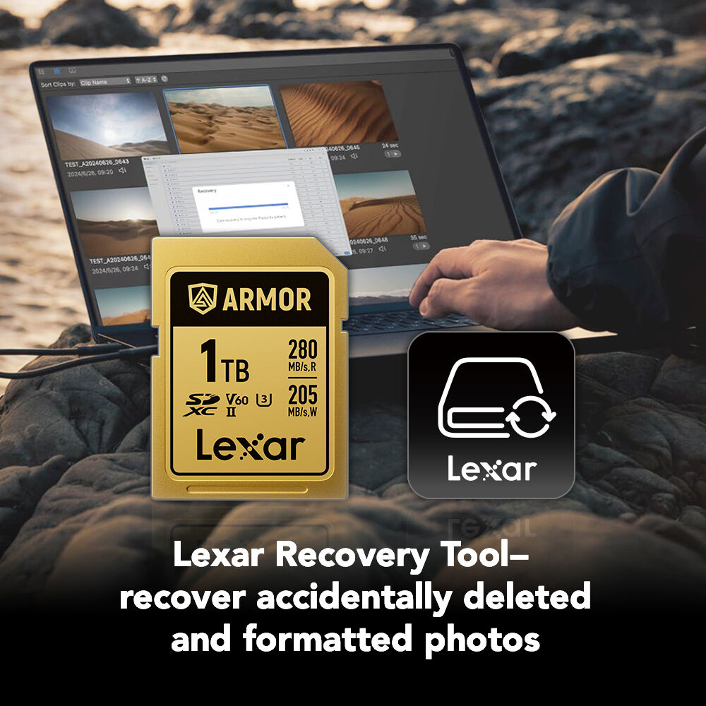 LEXAR 1TB ARMOR GOLD SDXC Hafıza Kartı (V60)