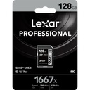 LEXAR 128GB Professional 1667x SDXC UHS-II Hafıza Kartı (V60)