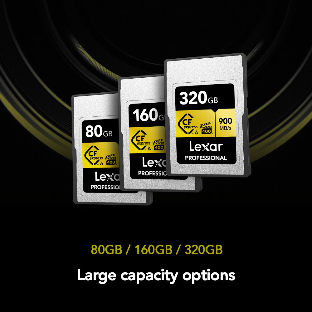 LEXAR 320GB GOLD CFexpress Type A Hafıza Kartı