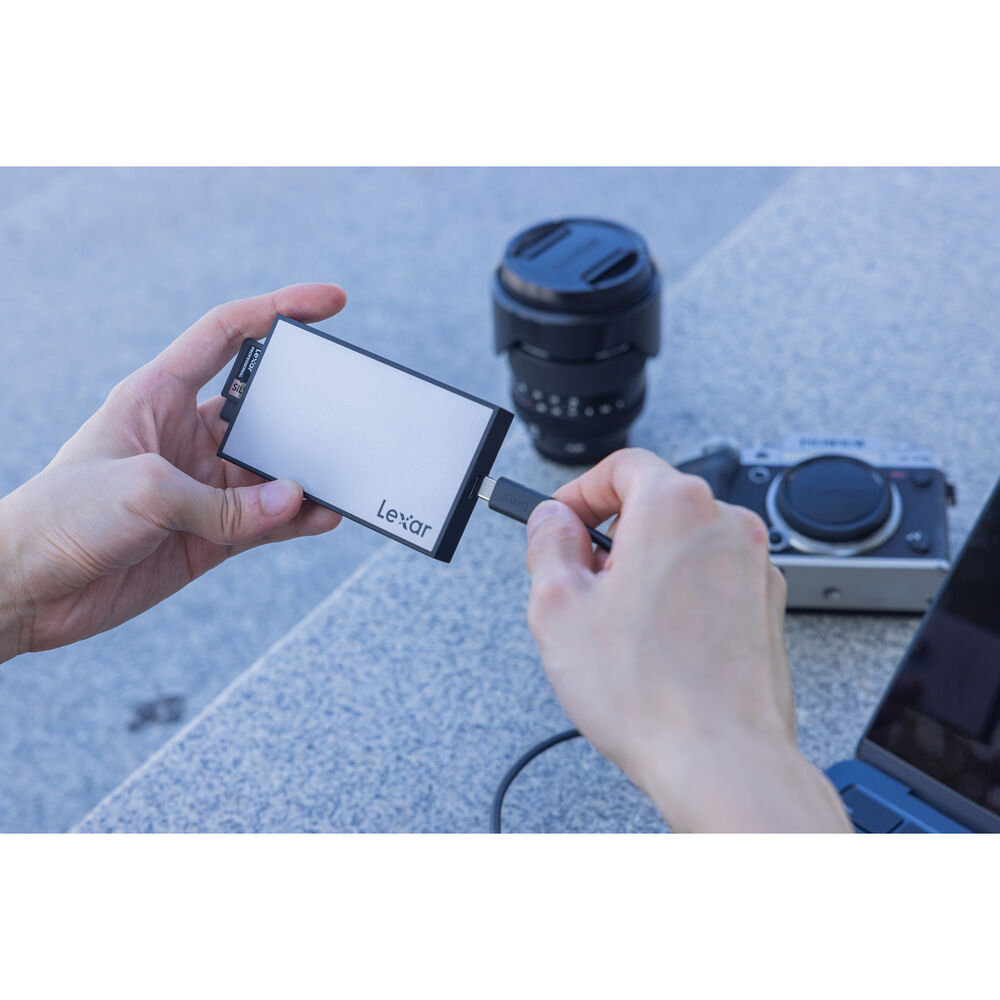 LEXAR Professional Workflow SD UHS-II Kart Okuyucu (Çift Yuvalı, USB-C)