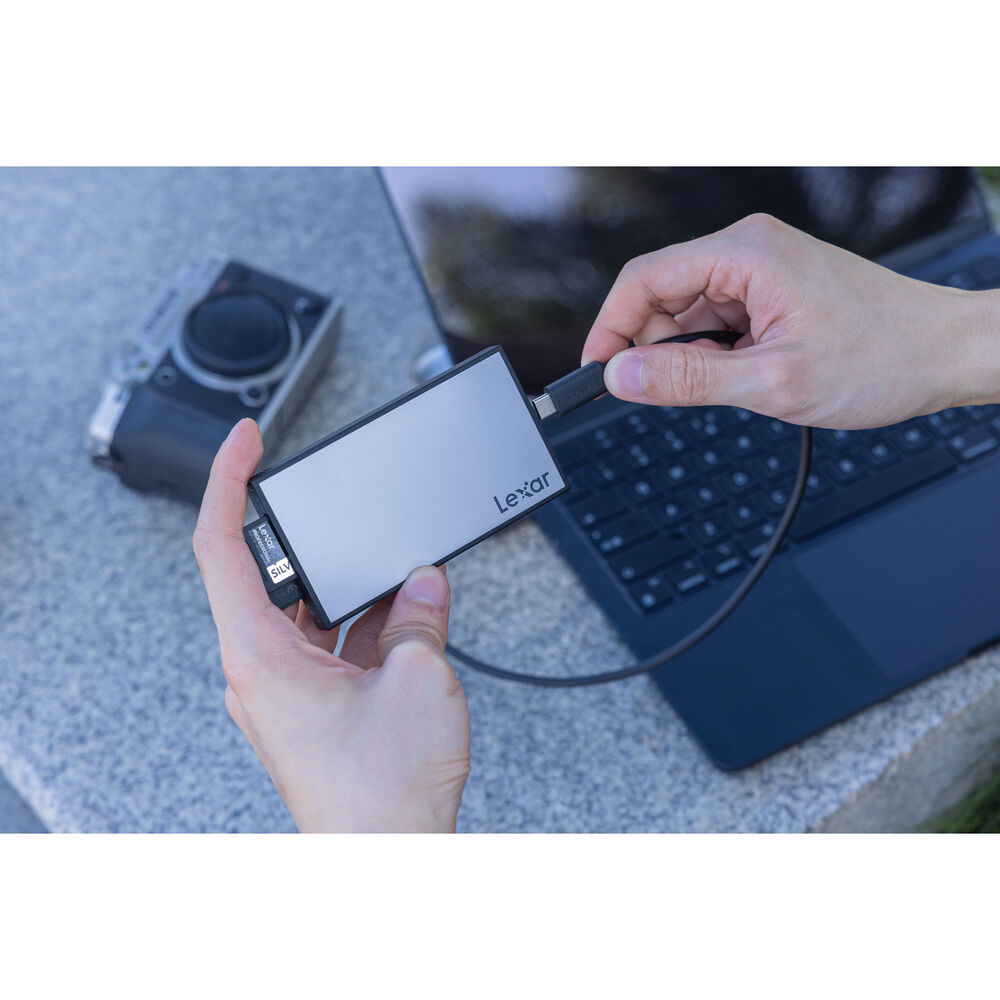 LEXAR Professional Workflow SD UHS-II Kart Okuyucu (Çift Yuvalı, USB-C)