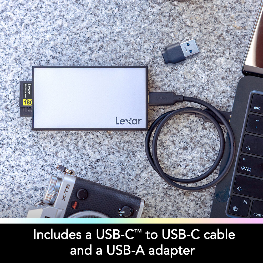 LEXAR Professional Workflow SD UHS-II Kart Okuyucu (Çift Yuvalı, USB-C)