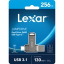 LEXAR 256GB Dual USB-C & USB-A Flash Bellek