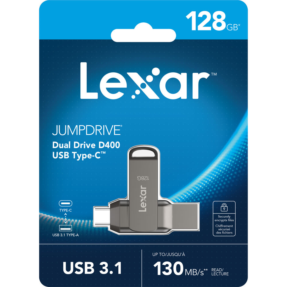 LEXAR 128GB Dual USB-C & USB-A Flash Bellek