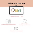 Wacom ONE Pen Display Grafik Tablet 14.0 (DTC141W0)