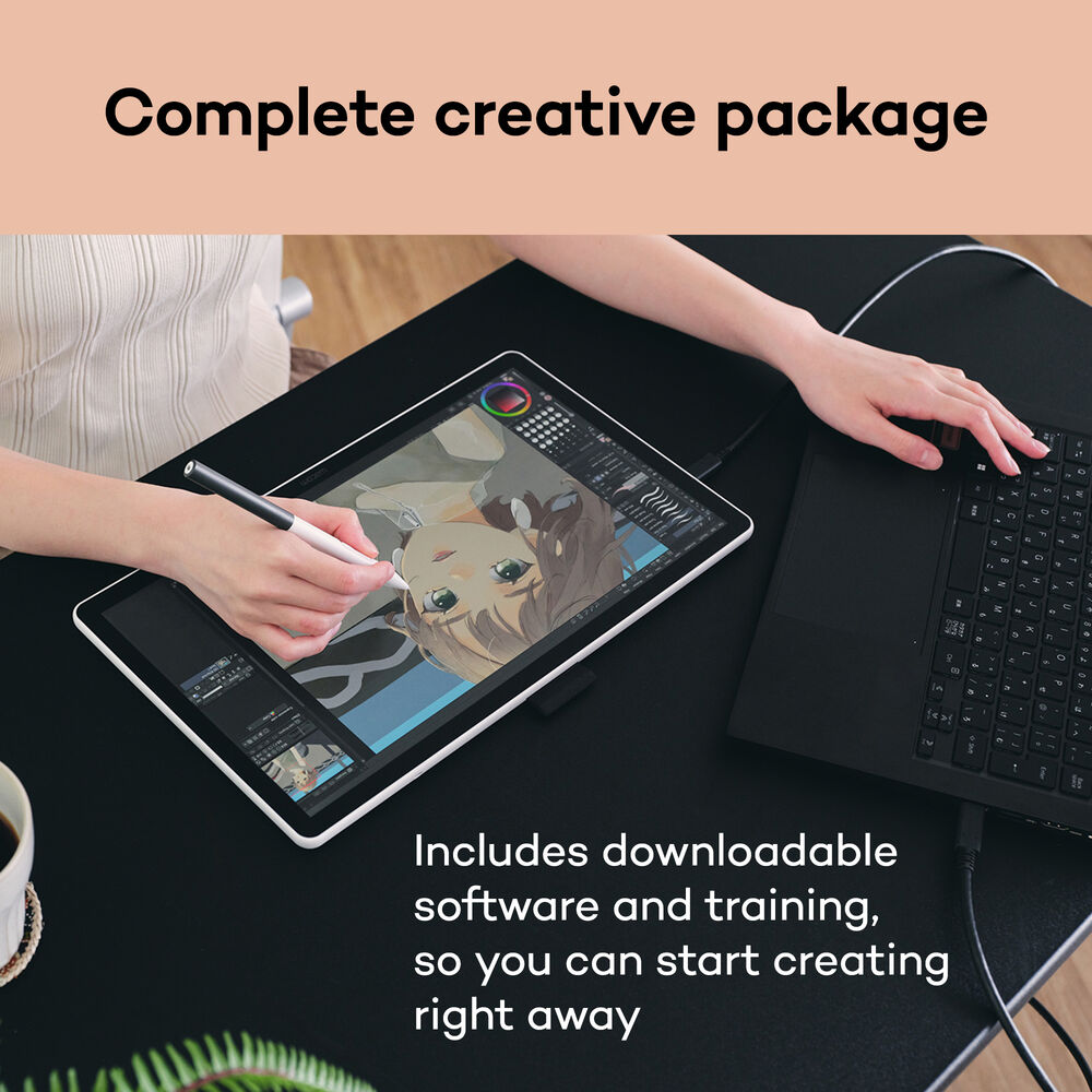 Wacom ONE Pen Display Grafik Tablet 14.0 (DTC141W0)