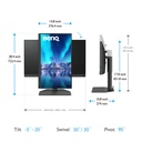 BenQ SW272Q 27 2K AdobeRGB 90W USB-C Fotoğraf ve Renk Düzenleme Monitörü