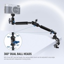 NEEWER UA057 22\'\' (55 cm) Mafsallı Magic Arm Süper Kelepçe ve Telefon Tutucu Kiti