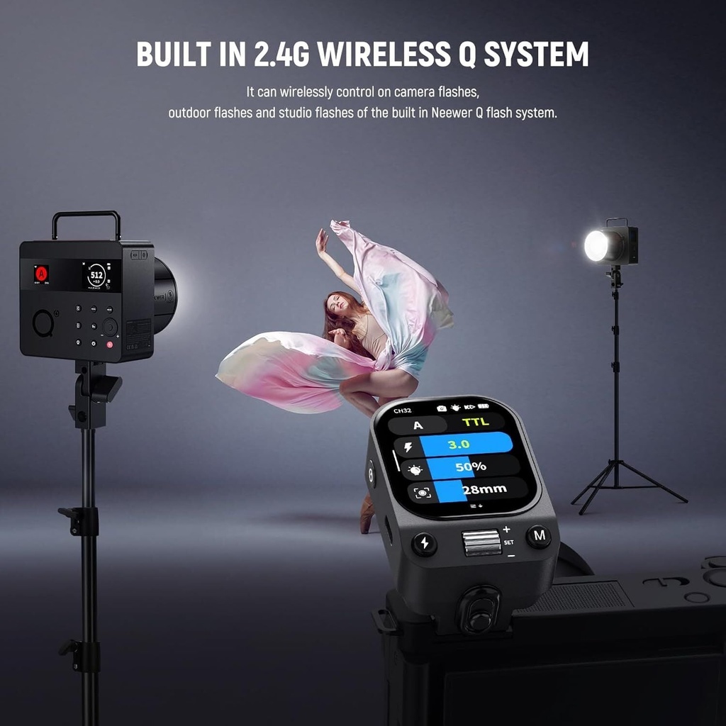 NEEWER QZ-S TTL Kablosuz Flaş Tetikleyici