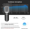 Neewer NW-700 Pro Condenser Microphone and Monitor Headphones 7-in-1 Kit