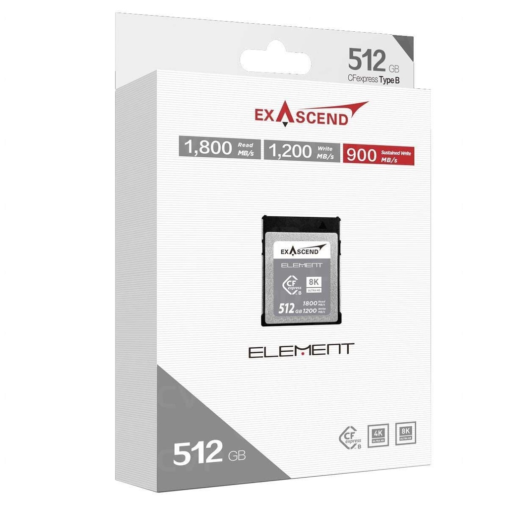 Exascend Element 512GB CF Express Type B