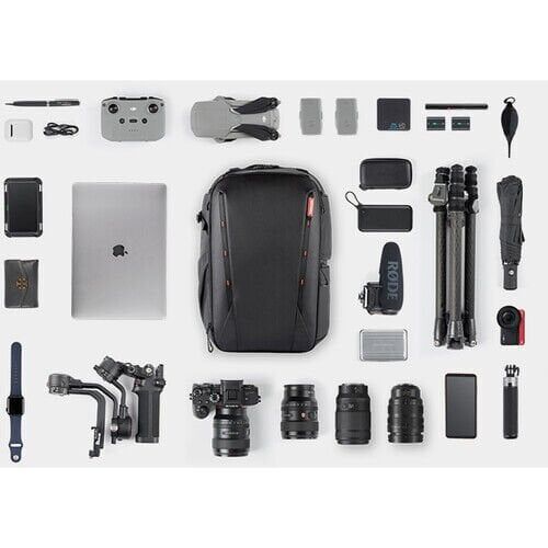 PGYTECH OneMo 2 Backpack 35L (Space Black) – Profesyonel Kamera & Drone Sırt Çantası