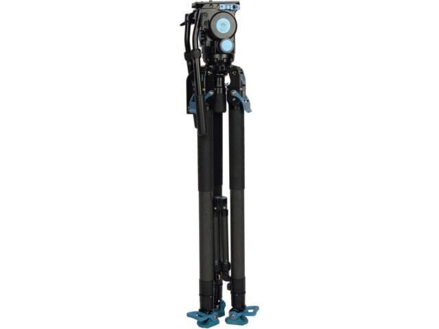 Sirui SVT75 PRO Rapid Karbon Fiber Video Tripod Kiti (SVH15 Kafa ile)
