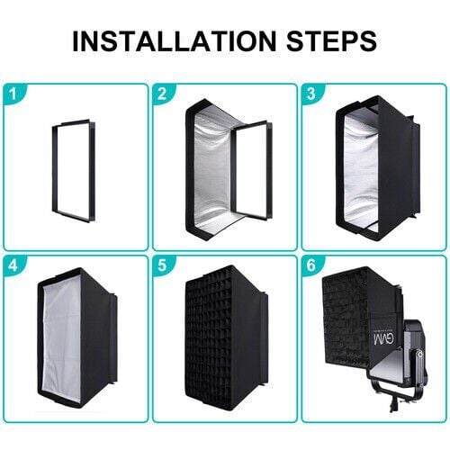 GVM YU200R Uyumlu Softbox