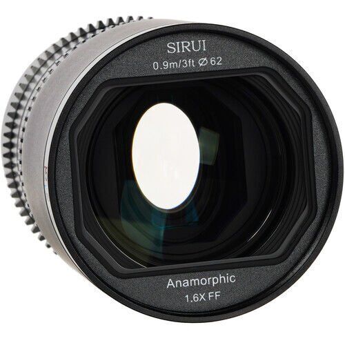Sirui Saturn 75mm T2.9 1.6x Full-Frame Karbon Fiber Anamorfik Lens (E Mount, Mavi Flare)