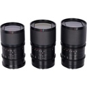 Sirui Saturn 35, 50, 75mm T2.9 1.6x Full-Frame Anamorfik Lens Seti (E Mount, Mavi Flare)