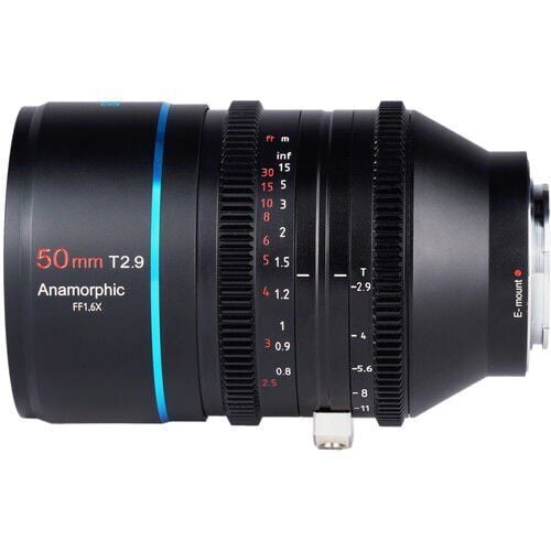 Sirui VENUS 50mm T2.9 1.6x Full-Frame Anamorfik Lens (E Mount)