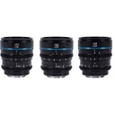 Sirui Night Walker T1.2 S35 Sony E Mount Cine Prime 3'lü Lens Kit