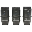 Sirui Astra Series AF T1.8 1.33x Full Frame Blue Flares Anamorphic Sony E Mount 3'lü Lens Kit