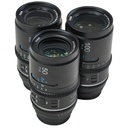 Sirui Astra Series AF T1.8 1.33x Full Frame Blue Flares Anamorphic Sony E Mount 3'lü Lens Kit