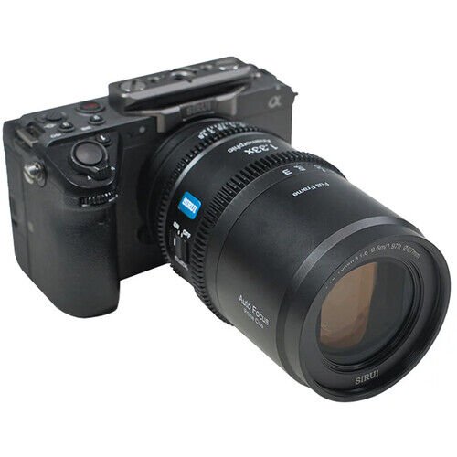 Sirui Astra Series AF 75mm T1.8 1.33x Full Frame Blue Flares Anamorphic Sony E Mount Lens