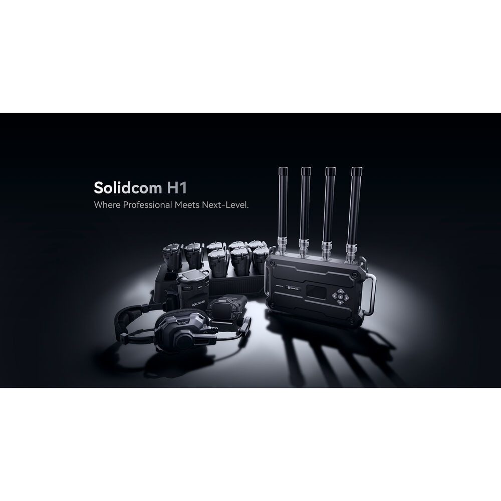 Hollyland Solidcom H1-10S 10-Person Noise-Cancelling Intercom System