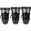 Sirui IronStar Series T1.9 Full-Frame 1.5x Blue Flare Anamorphic 3'lü Arri PL/Canon EF Lens Kit