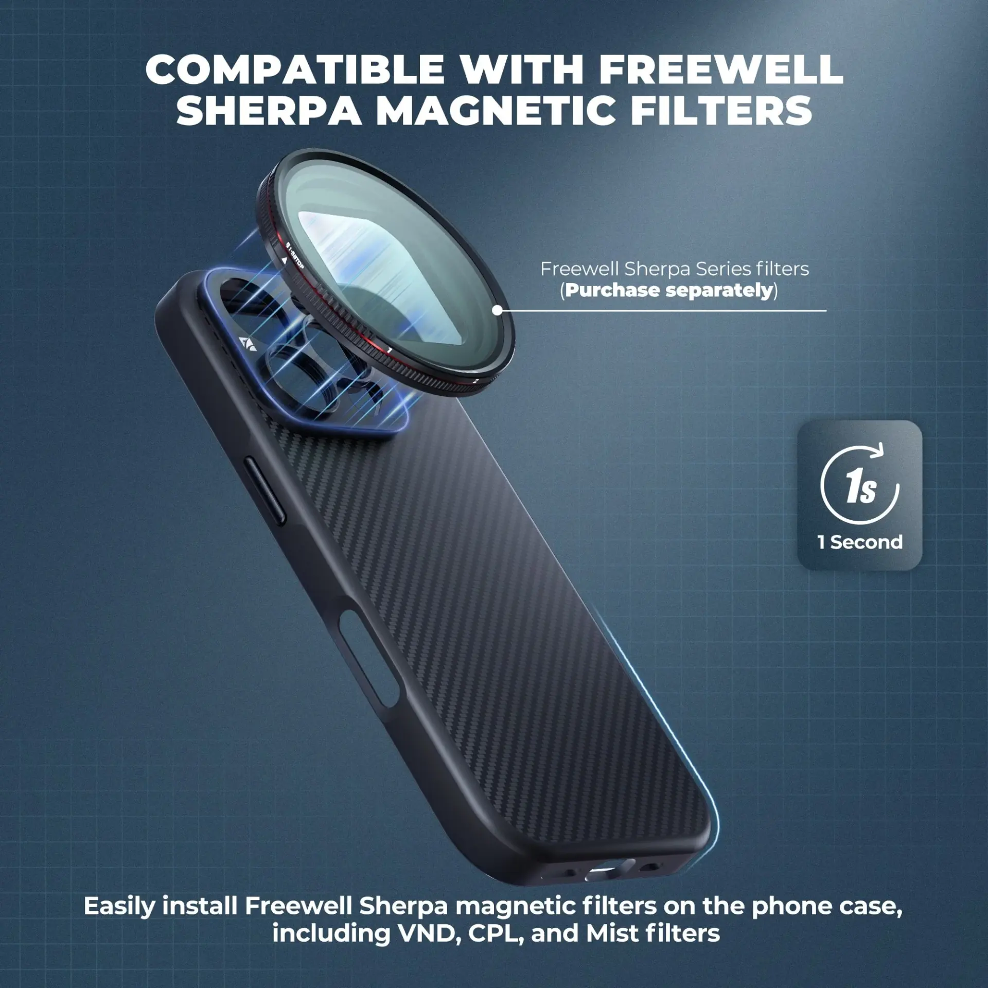 Freewell Pro Filmmaker Case for iPhone 16 Plus - 17mm Mount
