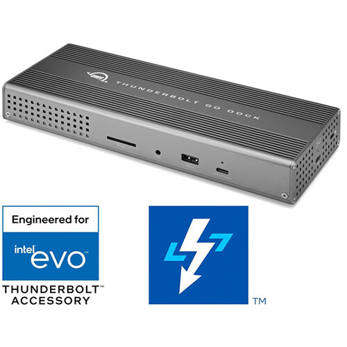 OWC 11-PortThunderbolt 4 Go Dock for Mac & Windows, 2.5GB Network!, built-in power supply