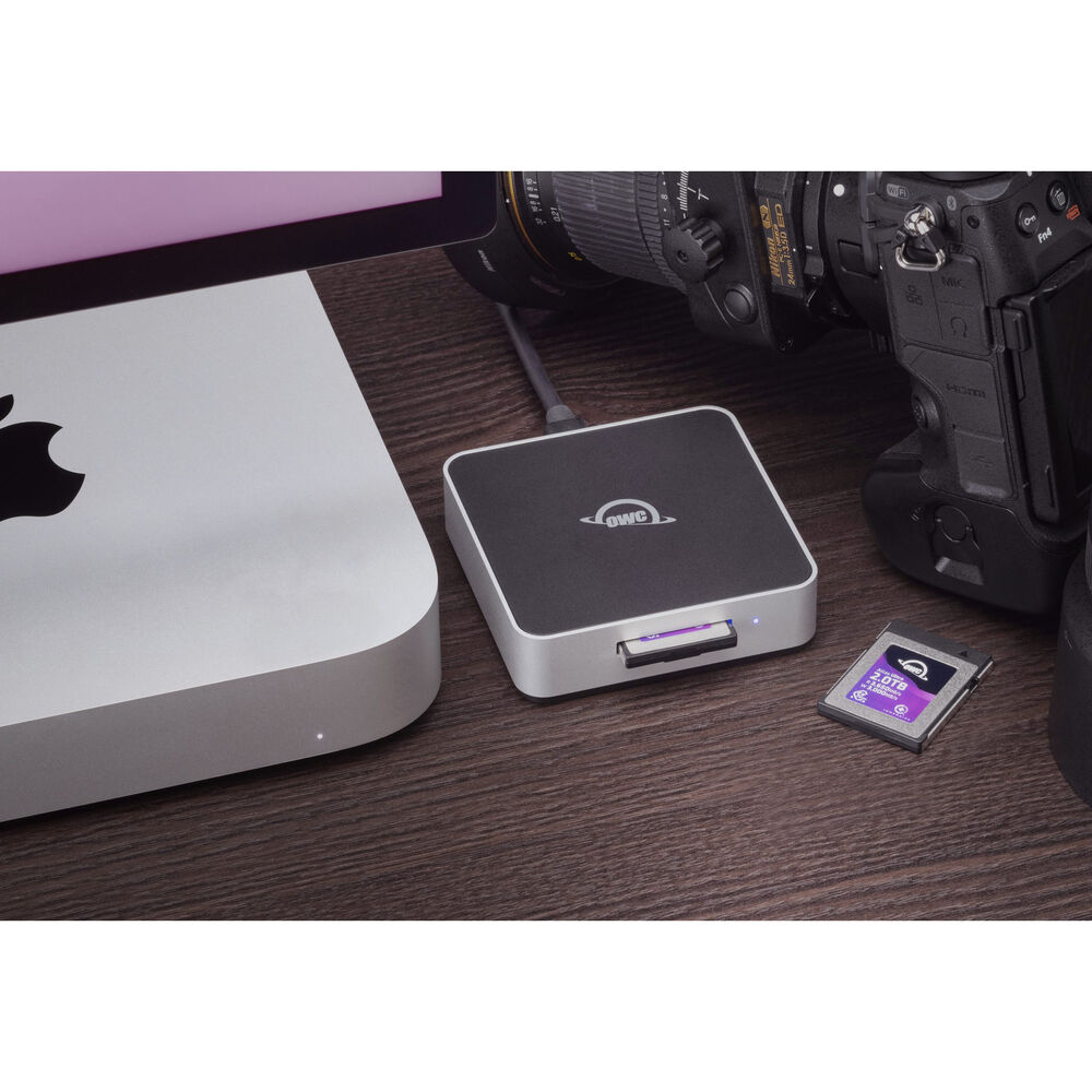 OWC Atlas USB4 CFexpress Type B 4.0 Card Reader/Writer, new includec CFX  A to B Adapter Included