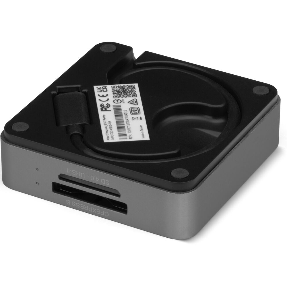OWC USB-C Dual-slot CFexpress Type B and SDXC UHS-II Card Reader
