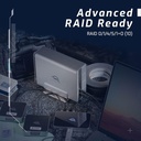 OWC Express 4M2 4-Bay USB4 External SSD Enclosure with SoftRAID