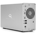 OWC Mercury Elite Pro Dual 24TB 2-Bay USB 3.2 Gen 2 RAID Array with 3-Port Hub