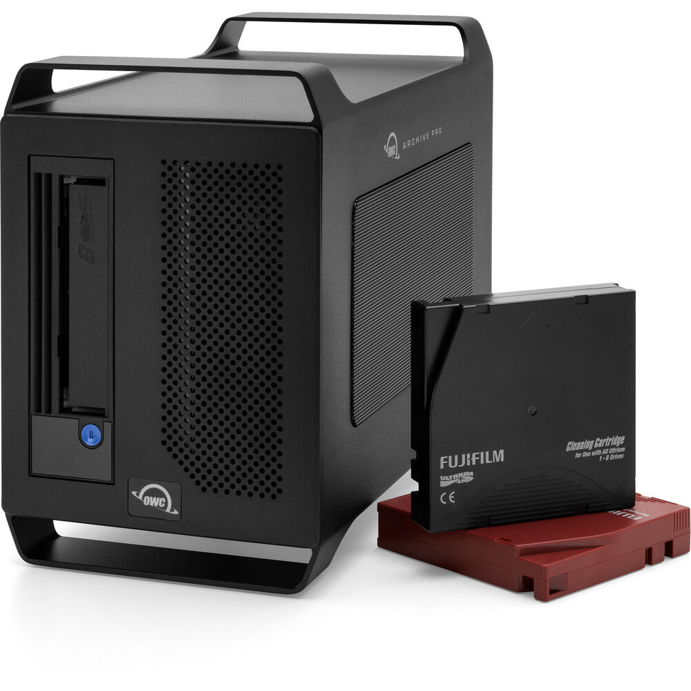 OWC Archive Pro LTO-8 + 8TB Staging SSD  With Canister SW from Hedge