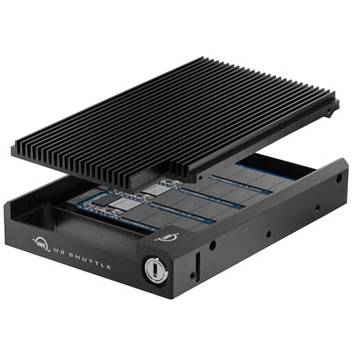 OWC U.2 Shuttle with OWC Aura Pro 8.0TB x 4
