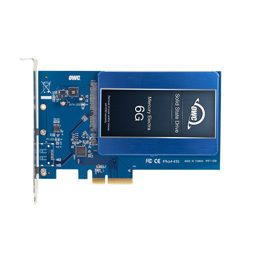 OWC Accelsior S: PCIe to 2.5" 6Gb/s SATA SSD Host Adapter