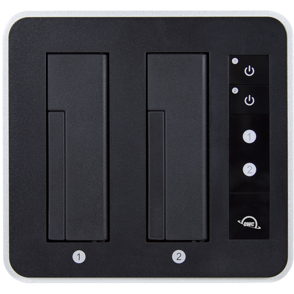OWC Drive Dock USB 3.2 (10Gb/s) Dual-Bay Drive Docking Solution for 2.5-inch and 3.5-inch SATA Drives